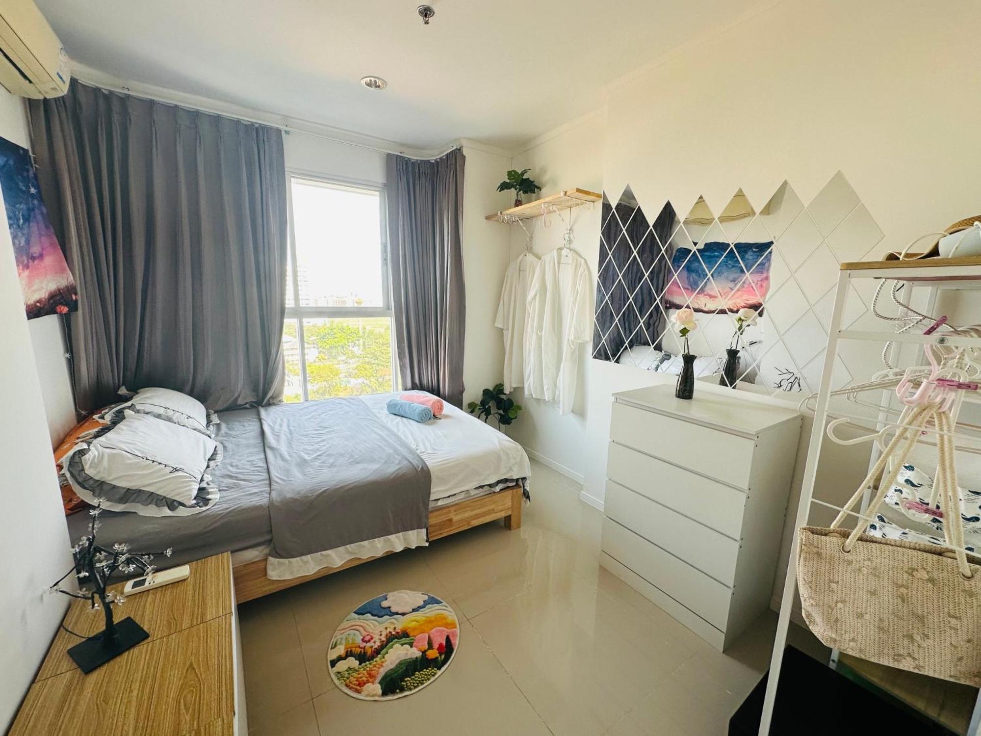 Seaview Beach Room Lumpini-Pool And Gym Face To Ocean Jomtien Beach Extérieur photo