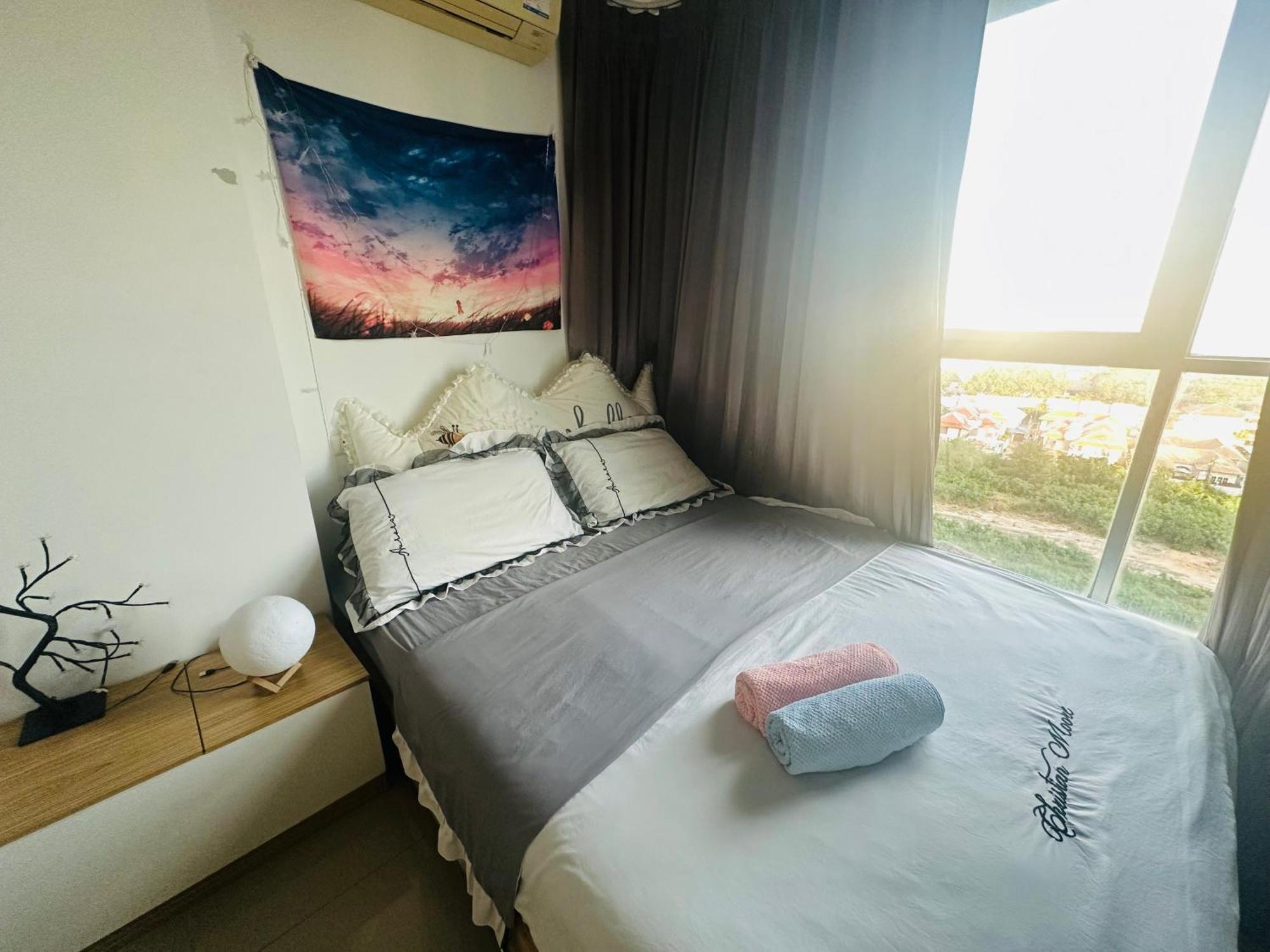 Seaview Beach Room Lumpini-Pool And Gym Face To Ocean Jomtien Beach Extérieur photo